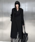 Solid Collar Long Jacket